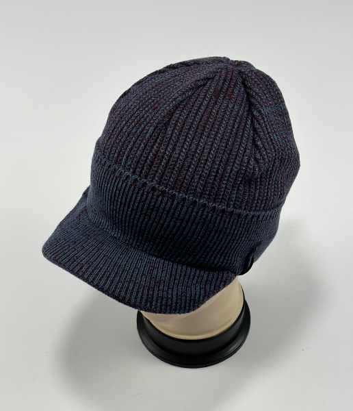 Шапка Кепка ГТМ Девил (джинс/бордовый)